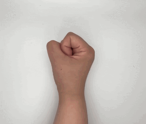 Open the hand